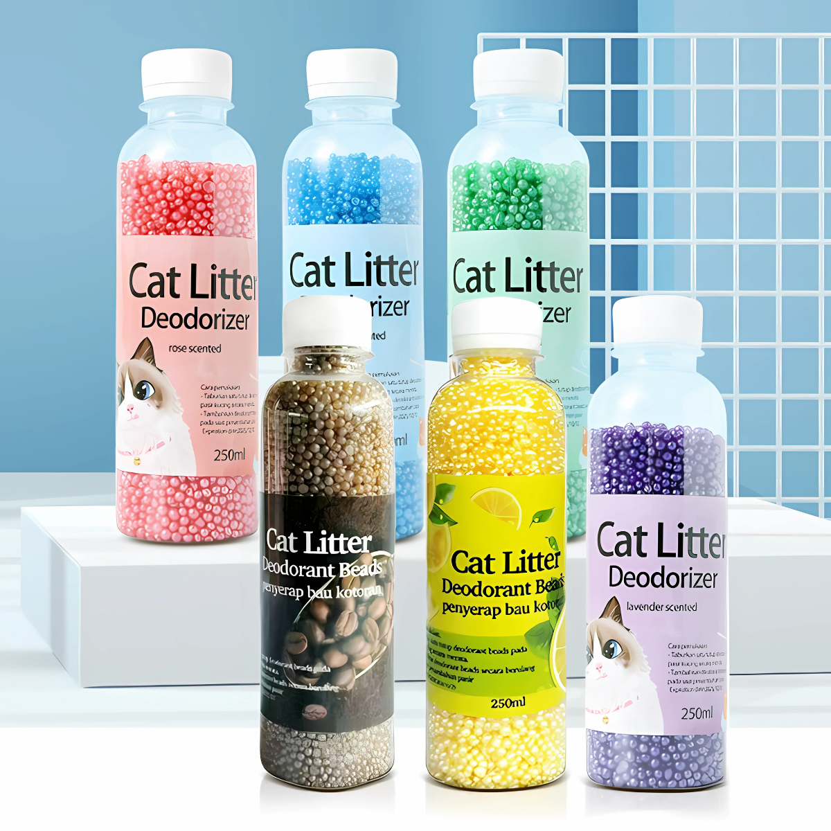 4pcs PawSand - Cat Litter Deodorizing Beads