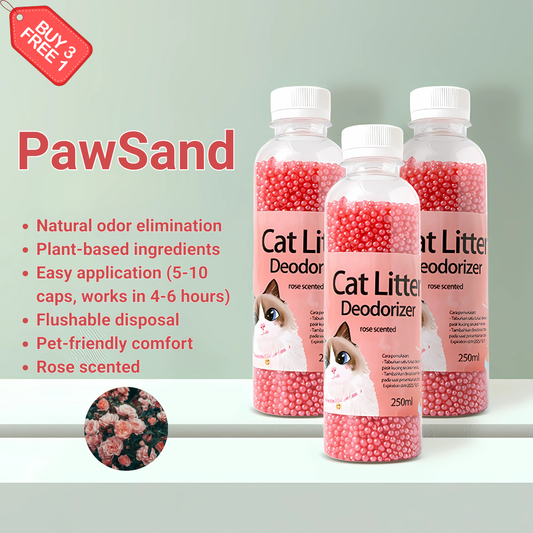 4pcs PawSand - Cat Litter Deodorizing Beads