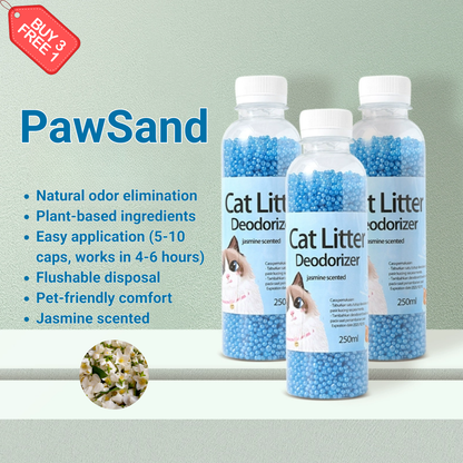 4pcs PawSand - Cat Litter Deodorizing Beads
