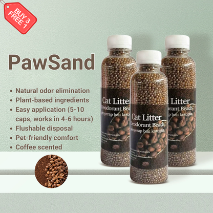 4pcs PawSand - Cat Litter Deodorizing Beads
