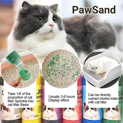 4pcs PawSand - Cat Litter Deodorizing Beads